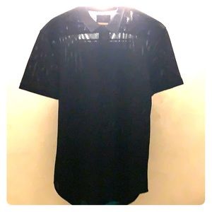 Extended Length Button Down Shirt